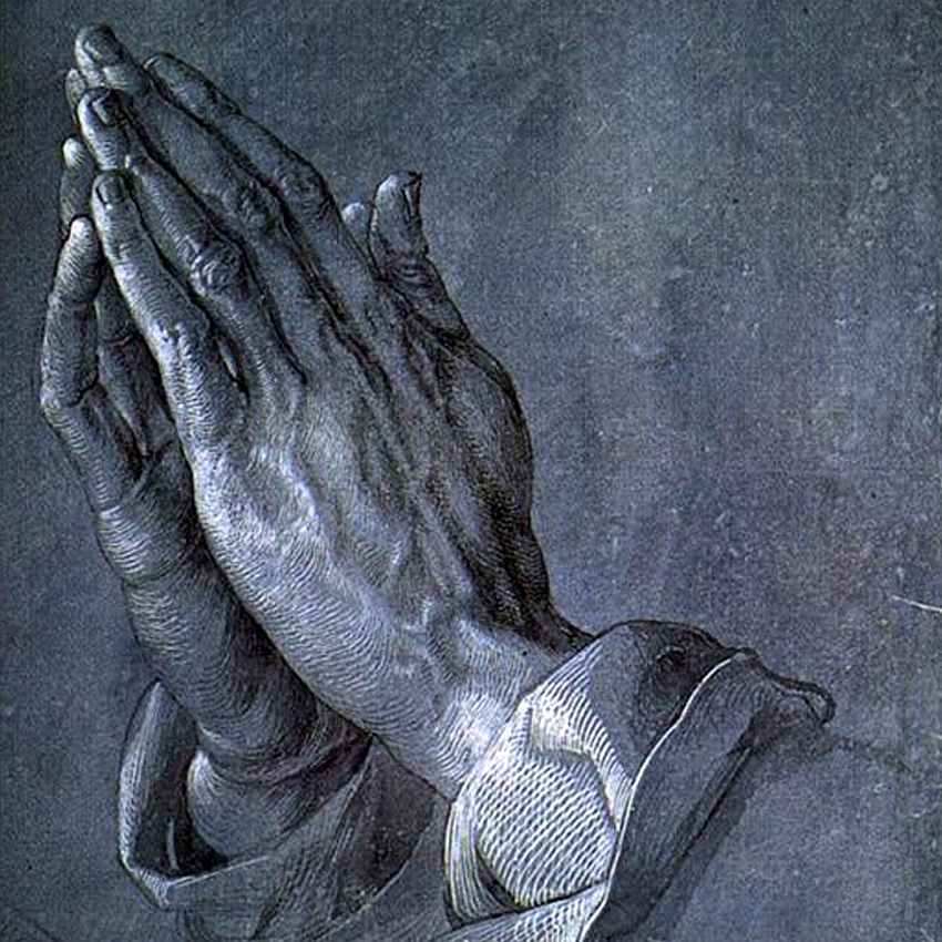 1508 год. Ступни молящегося апостола. Альбрехт Дюрер. 