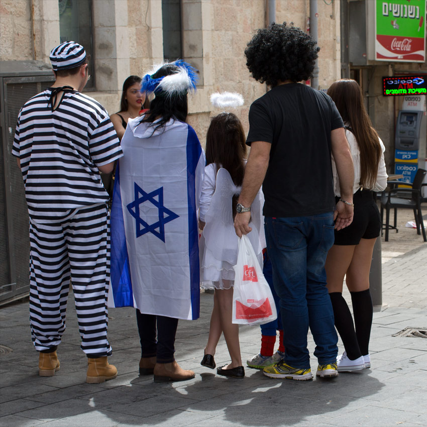 Иерусалим, Пурим, 2016 год. Фотограф Яков Кротов