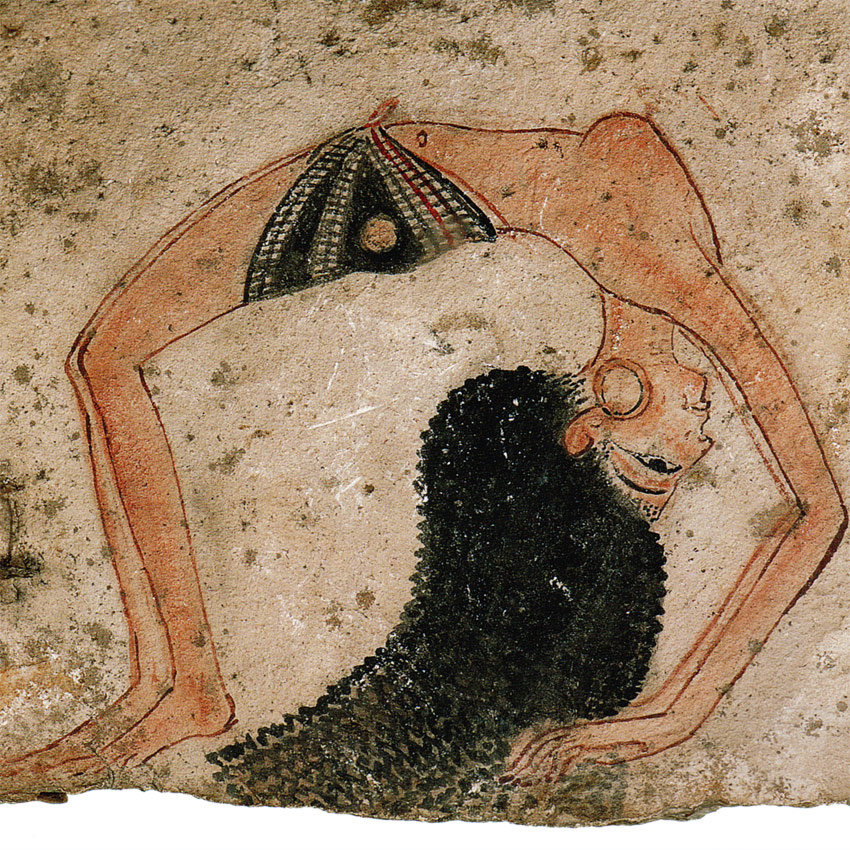 Около 1300 года до р.Х. Рисунок на куске известняка. Египет. 