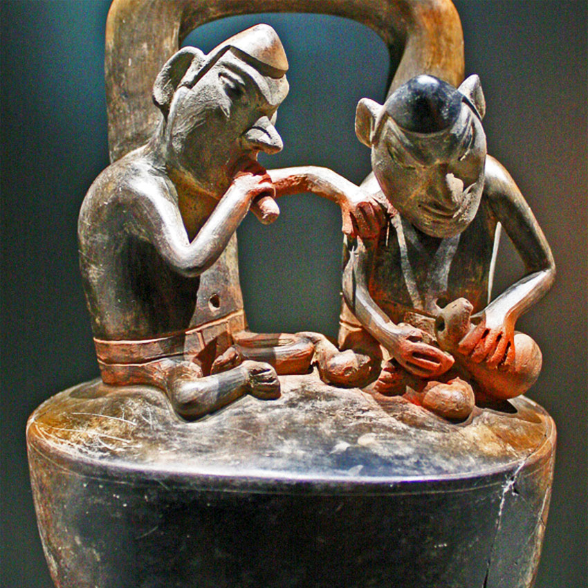 51. XV-V века до р.Х. Глиняный кувшин культуры куписнике, современное Перу.
