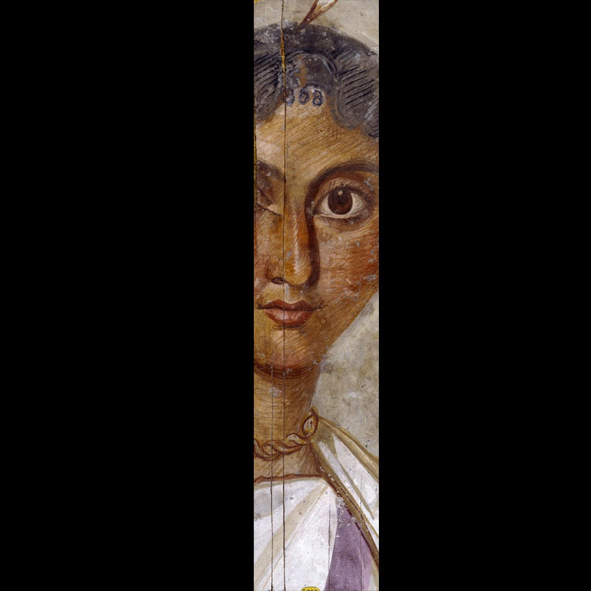 140-160 годы. Женский портрет. Британский музей. Приобретен в 1834 году. 