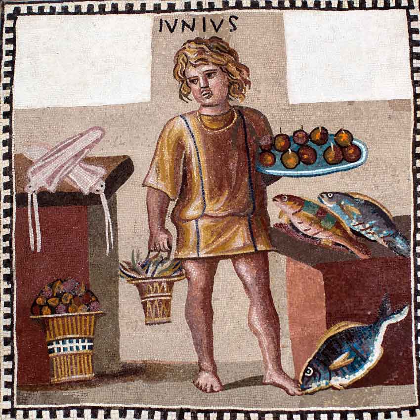 III век. Римская мозаика. Эрмитаж. Фотография Якова Кротова.