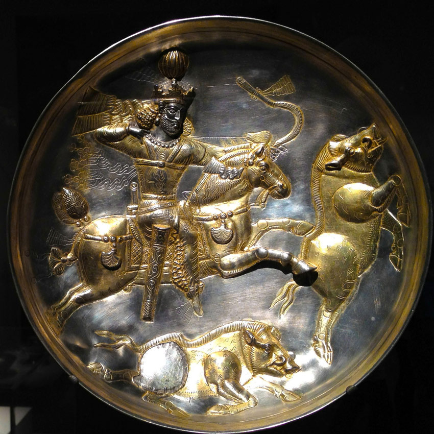 65. III век. Шапур II на охоте.