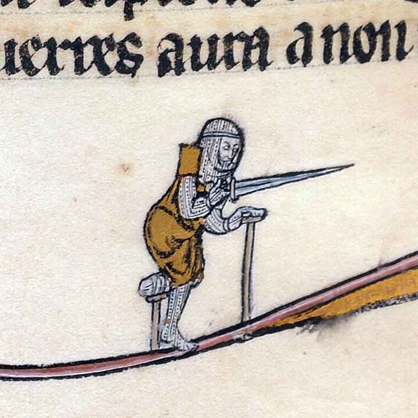 Le livre de Lancelot du Lac and other Arthurian Romances, Northern France ca. 1275-1300 (Beinecke Rare Book and Manuscript Library, MS 229, fol. 257v)
