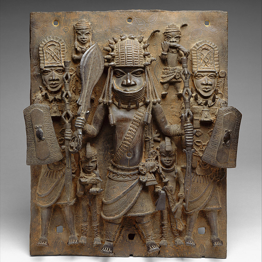 XVI-XVII века. Воины народа эдо. Бенин, современная Нигерия.