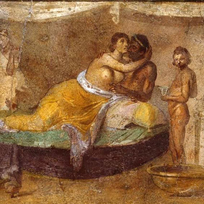 I век до р.Х. Римская фреска.